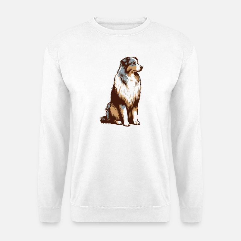 Australian Shepherd - Unisex Pullover - Weiß