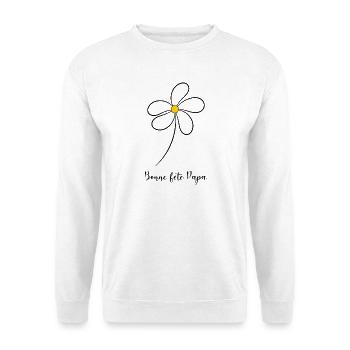 HAPPY FATHER'S DAY. DAD. FATHER'S DAY. FATHER - Unisex Sweatshirt - white - Front