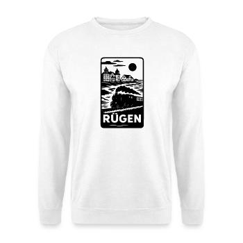 Rügen Insel Urlaub Erholung - Unisex Pullover - Weiß - Vorne