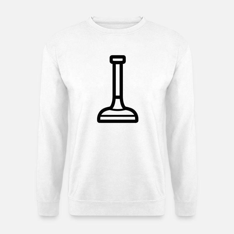 suction cup - Unisex Sweatshirt - white