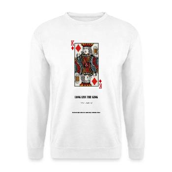 No Kings - Unisex Pullover - Weiß - Vorne