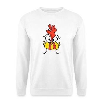 happy male - Unisex Sweatshirt - white - Front