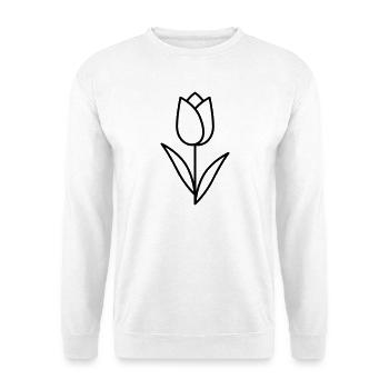 Tulip - Unisex Sweatshirt - white - Front