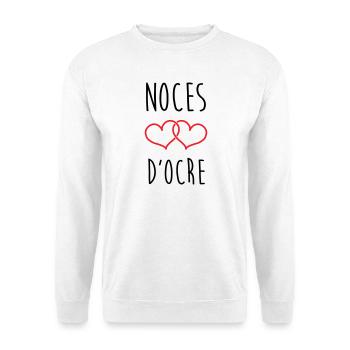 Ochre Wedding 71 years of marriage - Unisex Sweatshirt - white - Front