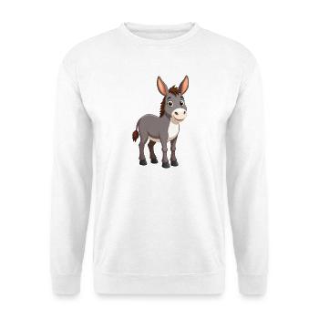 donkey - Unisex Sweatshirt - white - Front