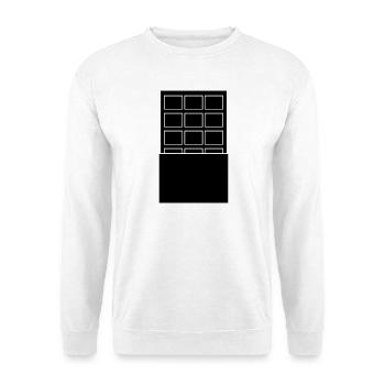 Schokolade - Unisex Pullover - Weiß - Vorne