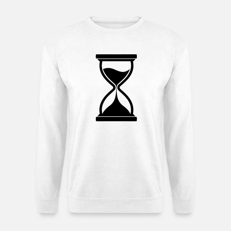 Sanduhr - Unisex Pullover - Weiß