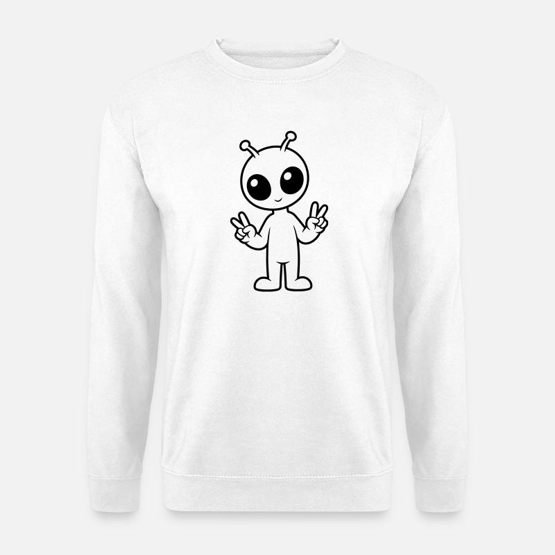Alien Peace - Unisex Sweatshirt - white
