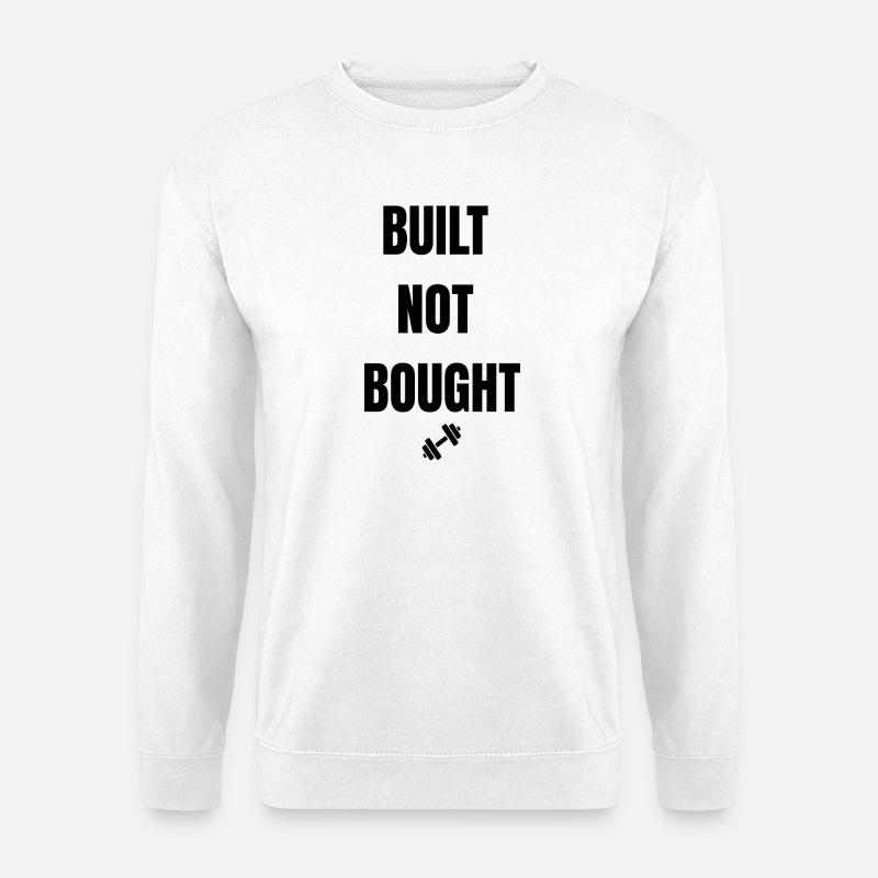 Construit pas acheté - Sweat-shirt Unisexe - blanc