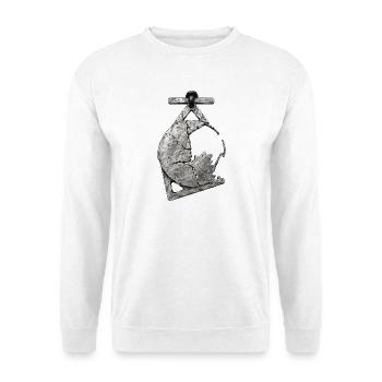 Fragment sacré – Ancienne relique Wabi Sabi - Sweat-shirt Unisexe - blanc - Devant
