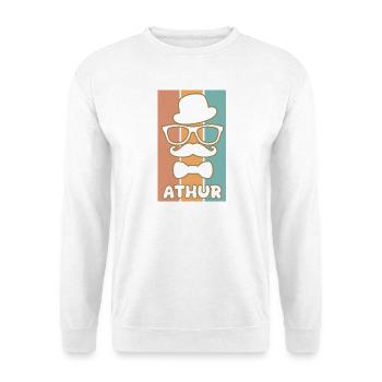 Cadeau pour Athur - Sweat-shirt Unisexe - blanc - Devant
