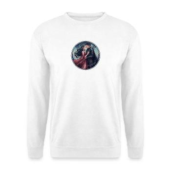Ritterliebe unter Sternen - Unisex Pullover - Weiß - Vorne