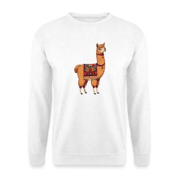 Pas de drame, juste un lama - Sweat-shirt Unisexe - blanc - Devant
