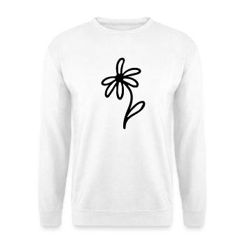 Flower - Unisex Sweatshirt - white - Front