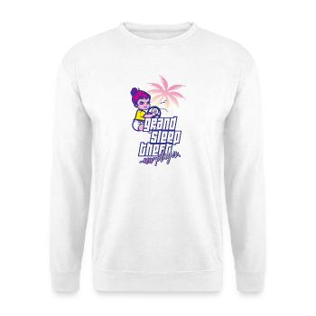 New Baby Girl - Unisex Pullover - Weiß - Vorne - Alina (178cm) & Michal (187cm)