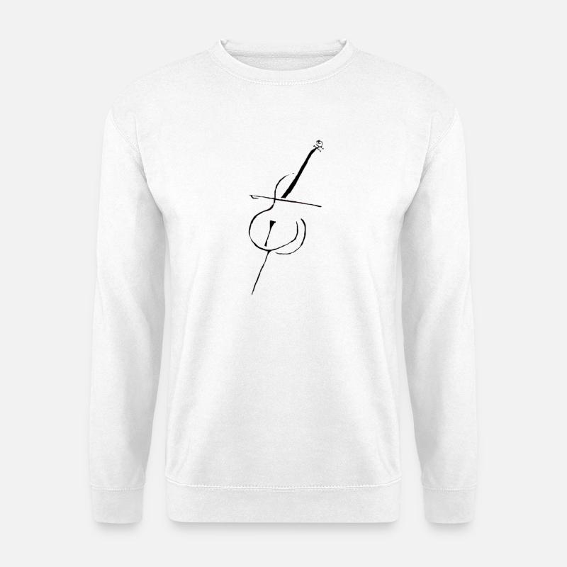 Cello pur - Unisex Pullover - Weiß