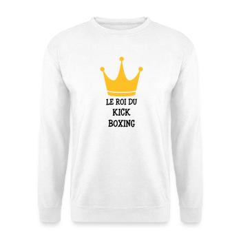 Kickboxing / Kick-Boxeur / Kick Boxing / - Sweat-shirt Unisexe - blanc - Devant