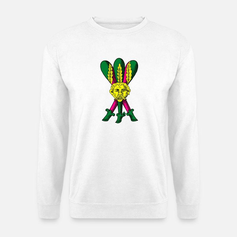 DREI STÖCKE - Unisex Pullover - Weiß