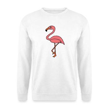 Flamingos Bird Bird Animals Gift - Unisex Sweatshirt - white - Front