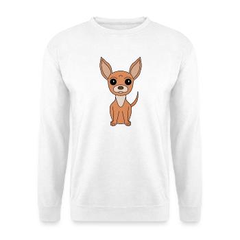 Hund Cartoon Amazing Fawn Chihuahua - Unisex Pullover - Weiß - Vorne
