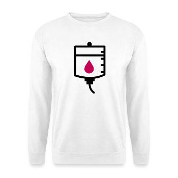 Arzt Therapie Behandlung Tropf - Unisex Pullover - Weiß - Vorne