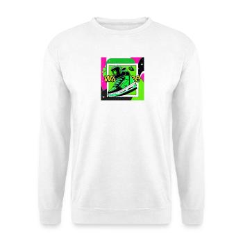 Neon Sneaker Pop Art - Unisex Pullover - Weiß - Vorne