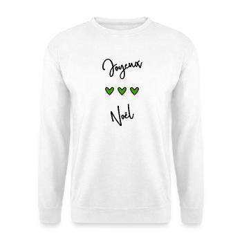 BONNE ANNEE. SAINT SYLVESTRE. NOUVELLE ANNÉE - Sweat-shirt Unisexe - blanc - Devant