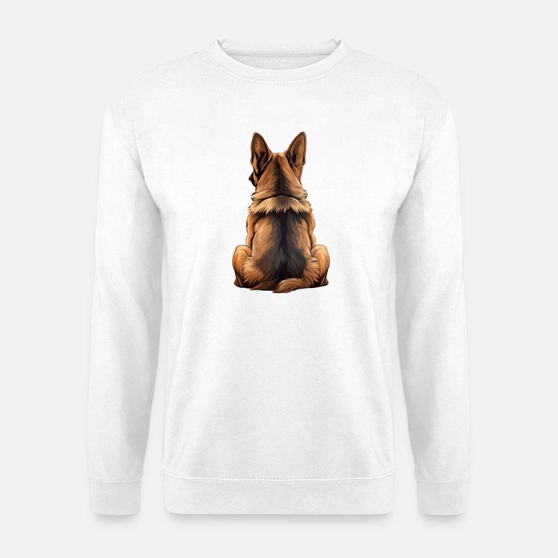 Deutscher Schäferhund - Unisex Pullover - Weiß
