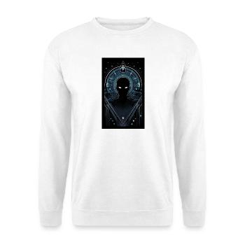 Alien shadow - Unisex Sweatshirt - white - Front