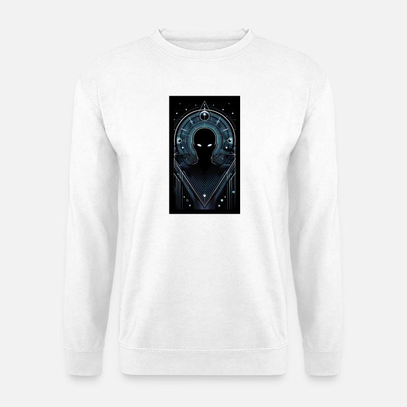 Außerirdischer Schatten - Unisex Pullover - Weiß