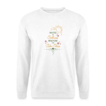 Rooted in Stillness Calm Skies - Unisex Sweatshirt - white - Front