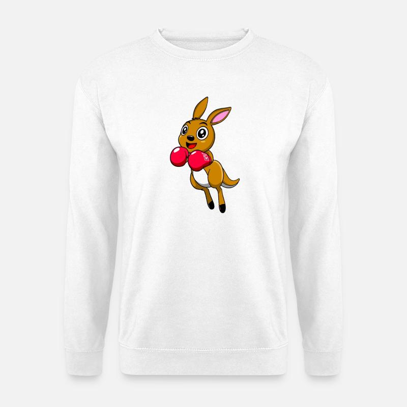 Känguru - Unisex Pullover - Weiß