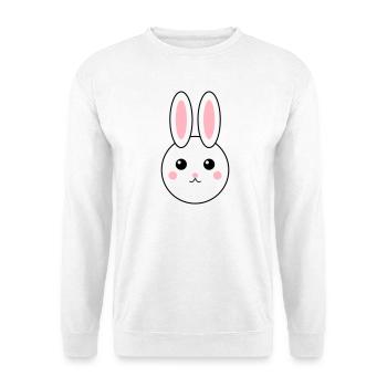Colorful Abstract Bunny Design - Unisex Sweatshirt - white - Front
