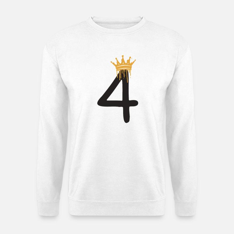 4 - Unisex Pullover - Weiß