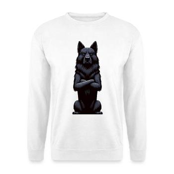 Black German Shepherd German Shepherd Owner - Unisex Sweatshirt - white - Front