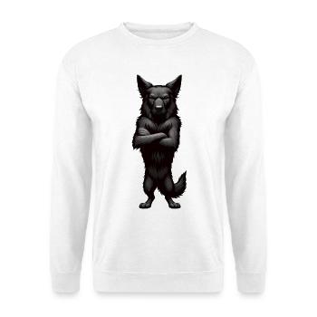 Black German Shepherd German Shepherd Owner - Unisex Sweatshirt - white - Front