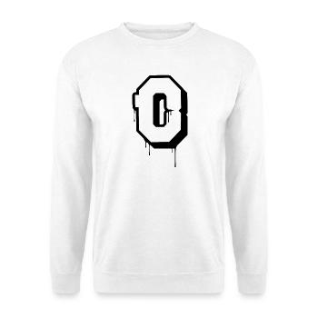 Graffiti-Style 0 - Unisex Pullover - Weiß - Vorne