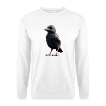 Raven, Crow, Bird, Raven Crow, Jackdaw, Black Raven - Unisex Sweatshirt - white - Front
