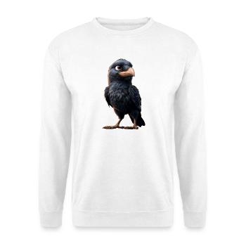 Raven, Crow, Bird, Raven Crow, Jackdaw, Black Raven - Unisex Sweatshirt - white - Front