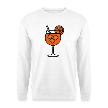 Party Spritz Glas Geschenkidee - Unisex Pullover - Weiß - Vorne