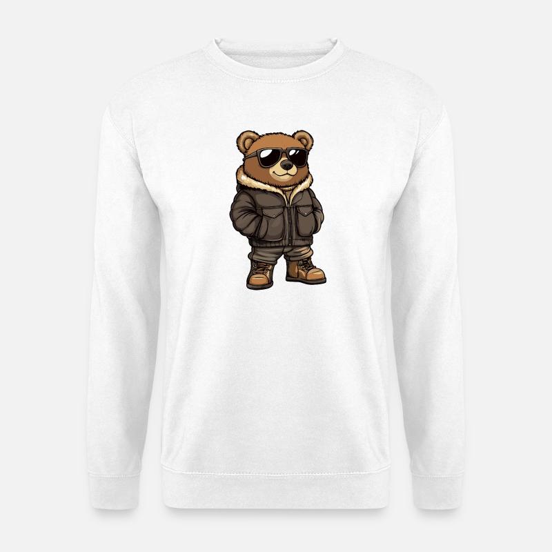 Bear Cool Winter - Unisex Sweatshirt - white