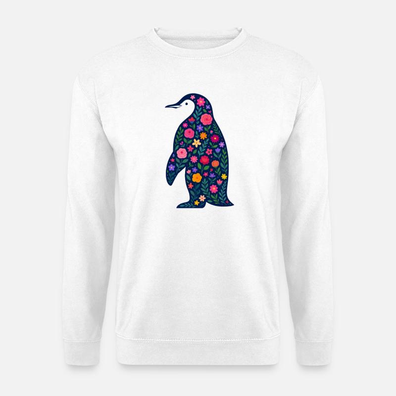 Pinguin - Unisex Pullover - Weiß
