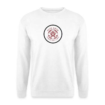 Cute Goth Pentagram Crest - Unisex Sweatshirt - white - Front