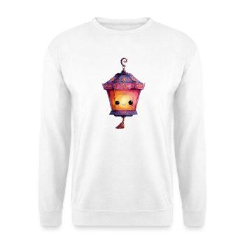Lumière de lanterne de Kawaii en couleurs pastel - Sweat-shirt Unisexe - blanc - Devant