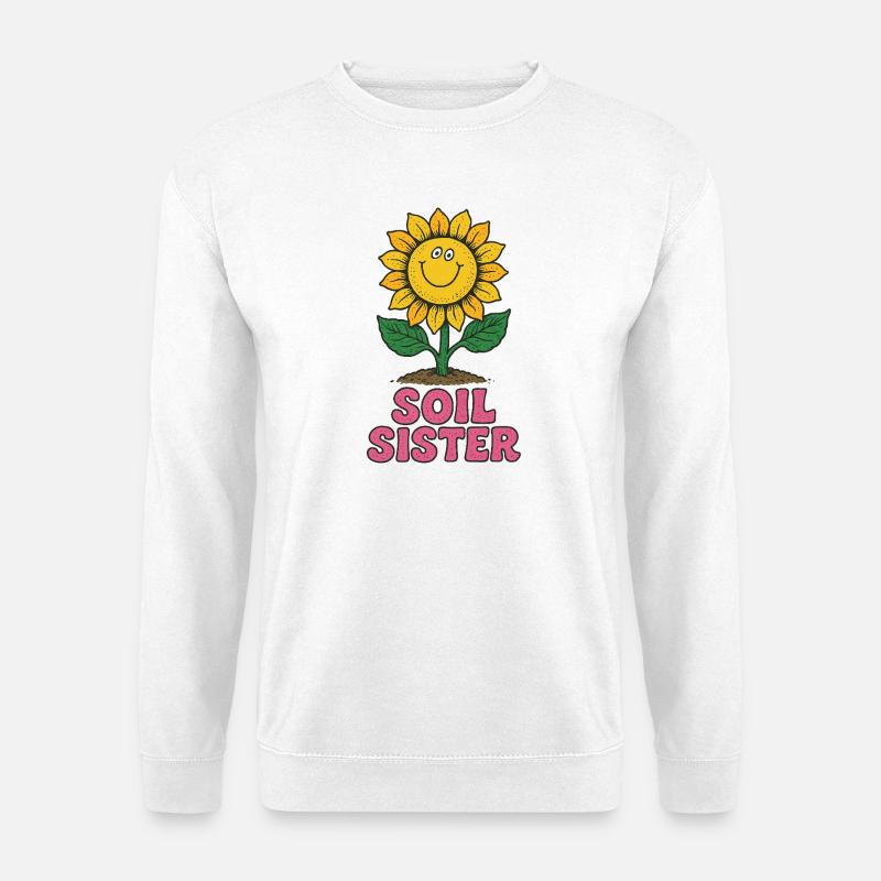 Sunflower Soil Schwester - Unisex Pullover - Weiß
