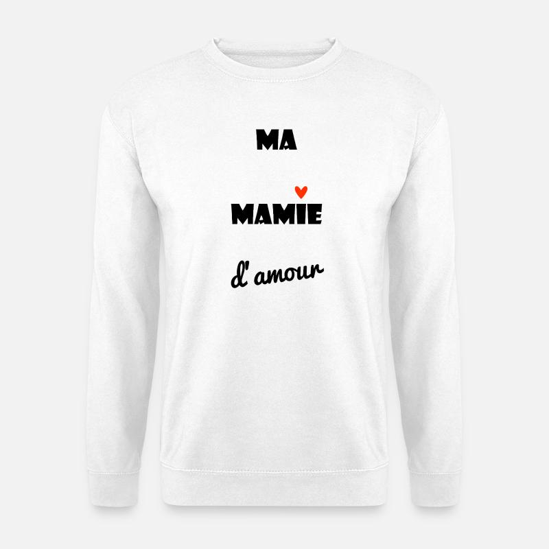 MEINE LIEBE GROSSMUTTER - Unisex Pullover - Weiß
