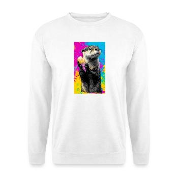 Otter - Unisex Pullover - Weiß - Vorne