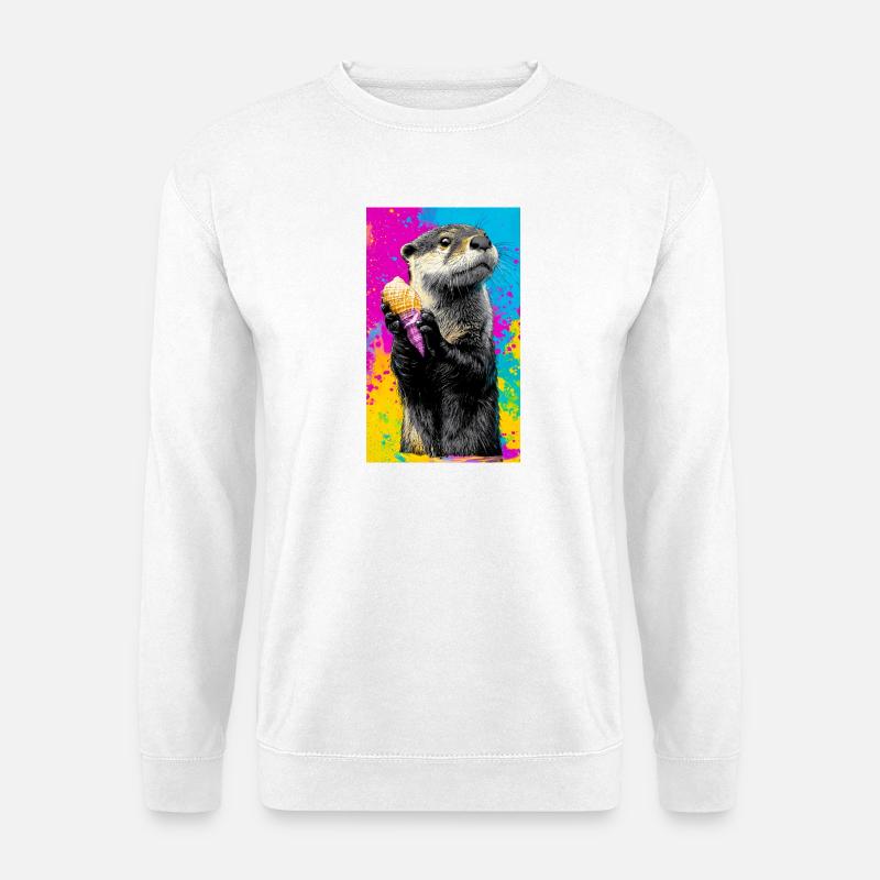 otter - Unisex Sweatshirt - white