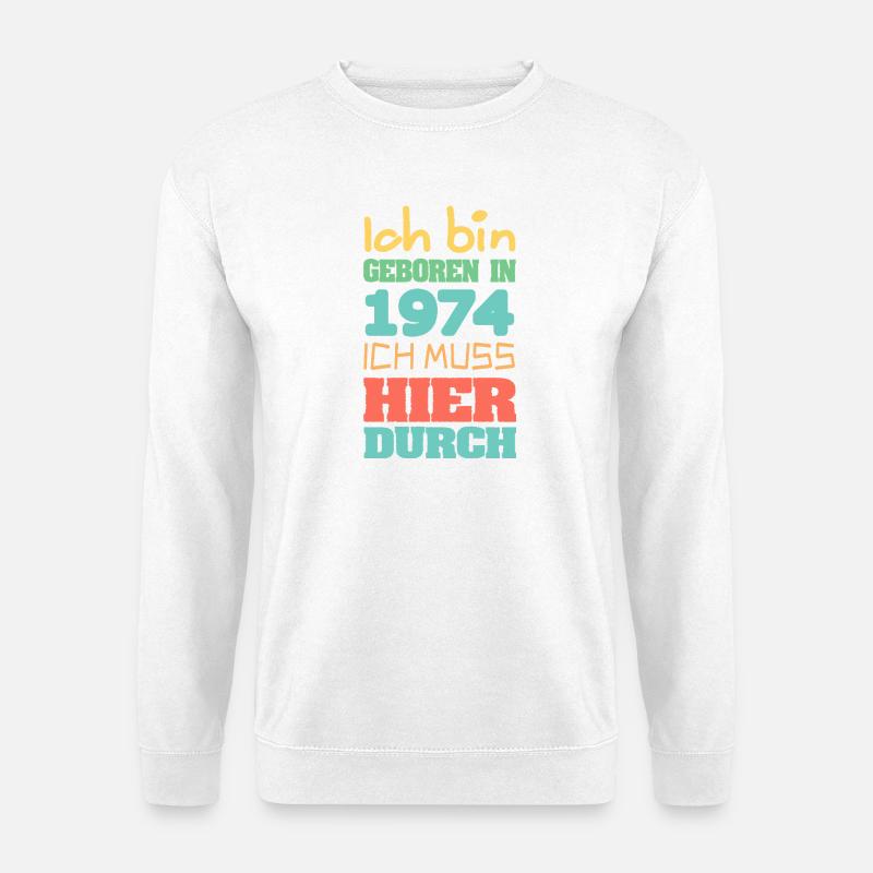 1974 - Unisex Pullover - Weiß