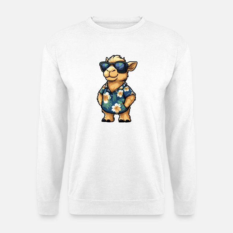 Camel Comic Holiday - Unisex Sweatshirt - white